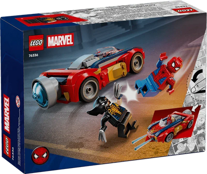 LEGO® 76336 Marvel Spider-Man Car vs. Venomized Wolverine | 134 Pieces | Ages 7+