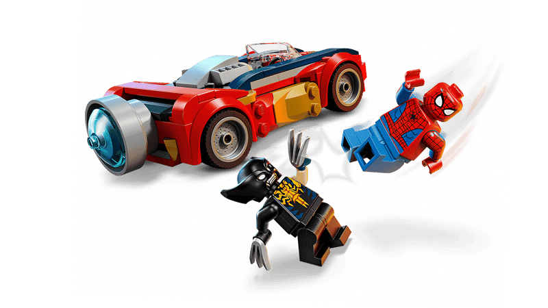 LEGO® 76336 Marvel Spider-Man Car vs. Venomized Wolverine | 134 Pieces | Ages 7+