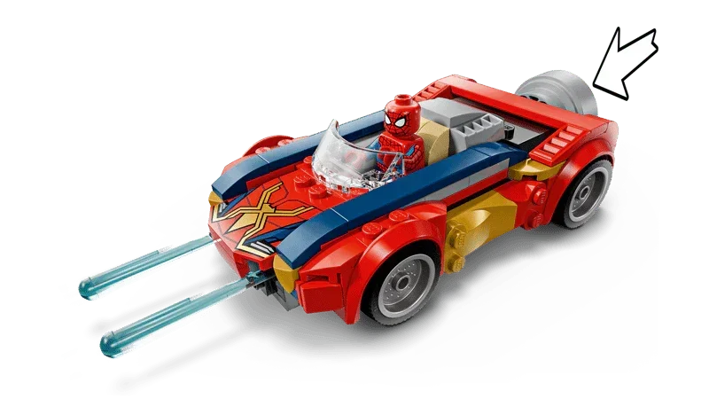 LEGO® 76336 Marvel Spider-Man Car vs. Venomized Wolverine | 134 Pieces | Ages 7+