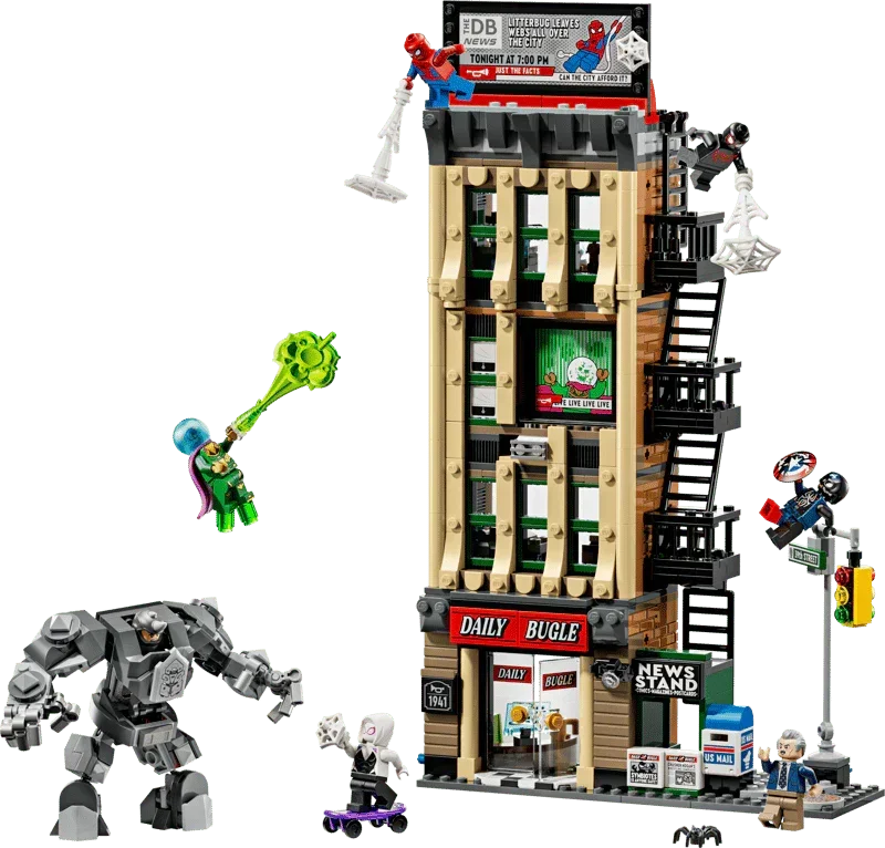 LEGO® 76342 Marvel Spider-Man vs. Mysterio: The Daily Bugle | 781 Pieces | Ages 10+