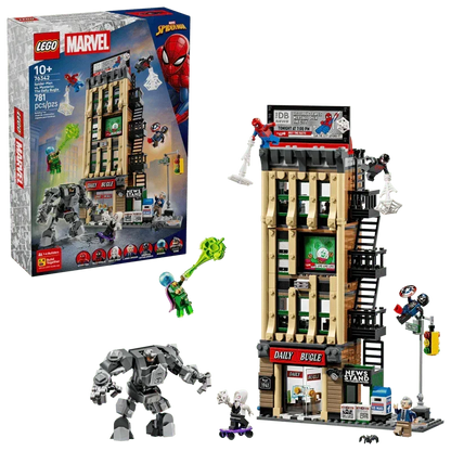 LEGO® 76342 Marvel Spider-Man vs. Mysterio: The Daily Bugle | 781 Pieces | Ages 10+