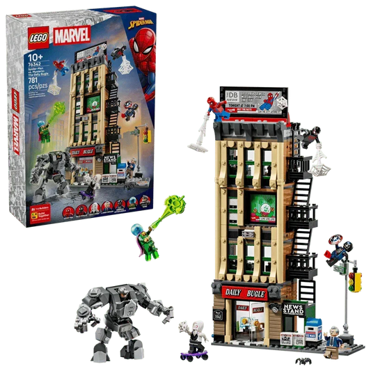 LEGO® 76342 Marvel Spider-Man vs. Mysterio: The Daily Bugle | 781 Pieces | Ages 10+