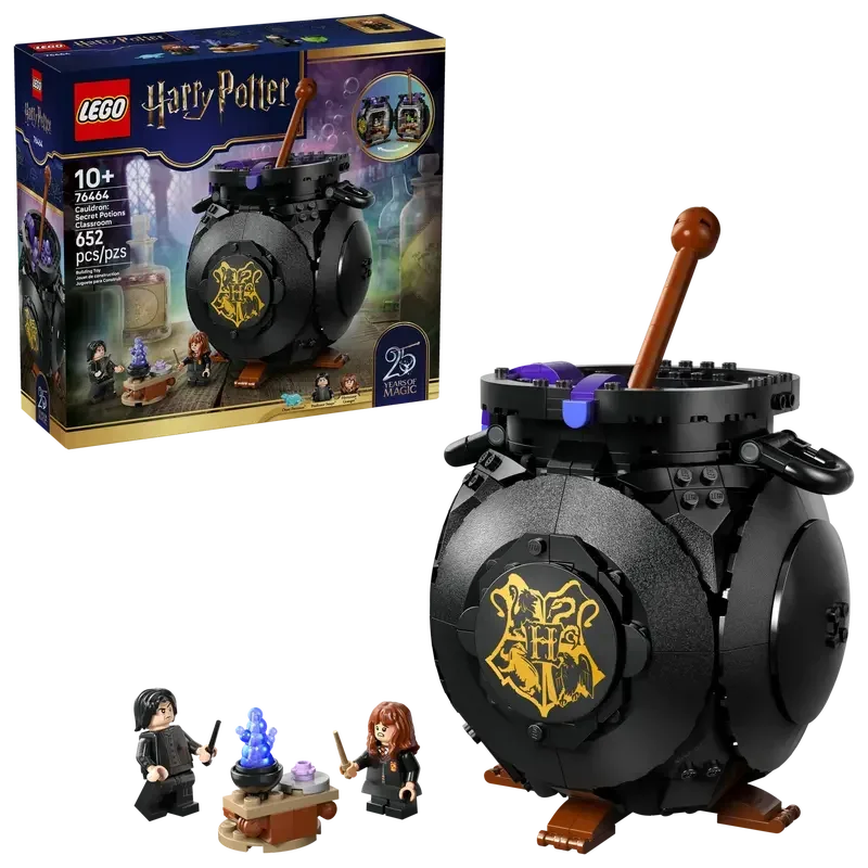 LEGO® 76464 Harry Potter™ Cauldron: Secret Potions Classroom | 652 Pieces | Ages 10+