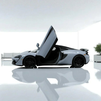 RMZ Hobby 1:32 McLaren 600LT Die-Cast Model Car – State Grey with Openable Doors, Light & Sound (664994) - Jaiman Toys