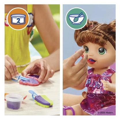 HASBRO BABY ALIVE SUNSHINE SNACKS BROWNN HAIR F1681 DOLL Age 3+ - Jaiman Toys