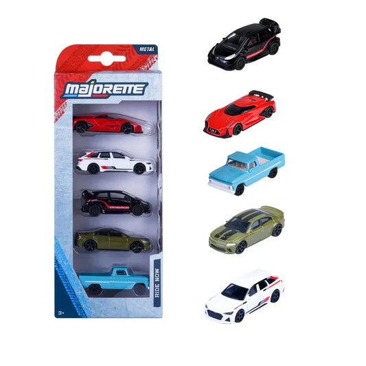 Majorette 1:64 Street Car 5 Piece Diecast Set