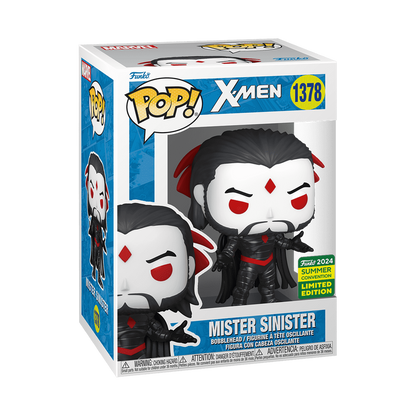 Funko Pop X-Men Mister Sinister #1378 Vinyl Bobblehead Figure – Marvel Collectible Summer Convention Limited Edition with Window Display Box