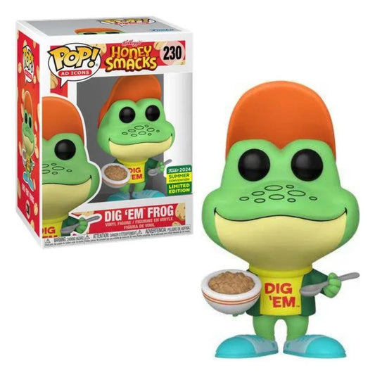 Funko Pop!Collectible Action Figure Ad Icons: Kelloggs (SDCC Exclusive) - Dig 'Em Frog - Jaiman Toys