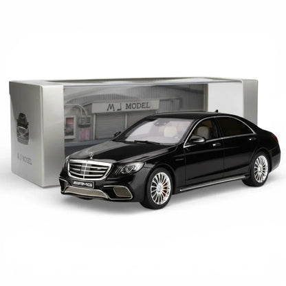 MJ Model 1:64 Mercedes-Benz S65 AMG W222 Diecast Car Model | Luxury AMG S-Class Collectible