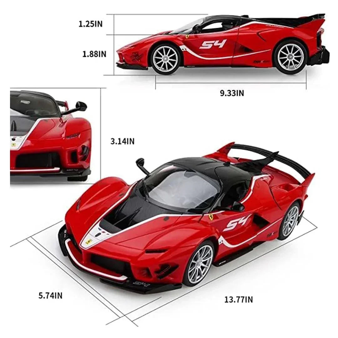 RASTAR 1:14 Scale Ferrari FXX-K Evo Remote Control Car – Officially Licensed RC Supercar with Full-Function Control, LED Lights & High-Speed Performance Racing (Electric Hobby Toy) - Jaiman Toys