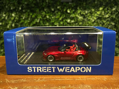 Street Weapon Pandem MX-5 Roadster Red 1/64 Diecast Car Model - Jaiman Toys