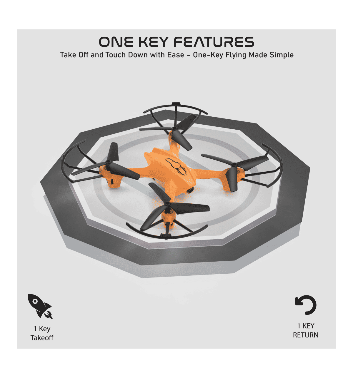 Air Buddy 2.4 GHz Altitude Holding Drone-