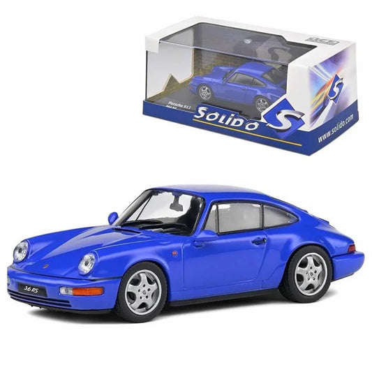 Solido S4312901 Porsche 964 RS 1992 Blue - Jaiman Toys