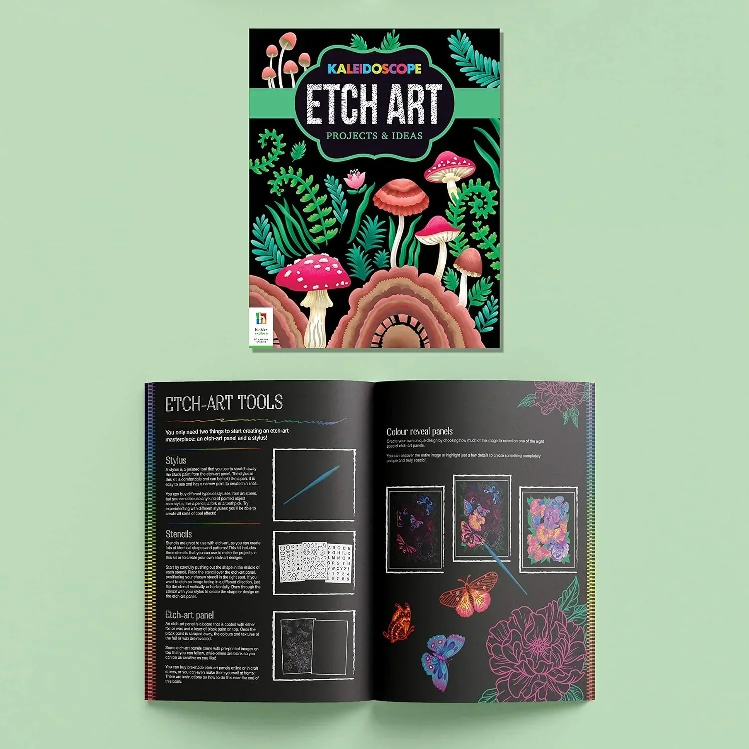 Kaleidoscope Etch Art Creations: Brilliant Nature - Jaiman Toys