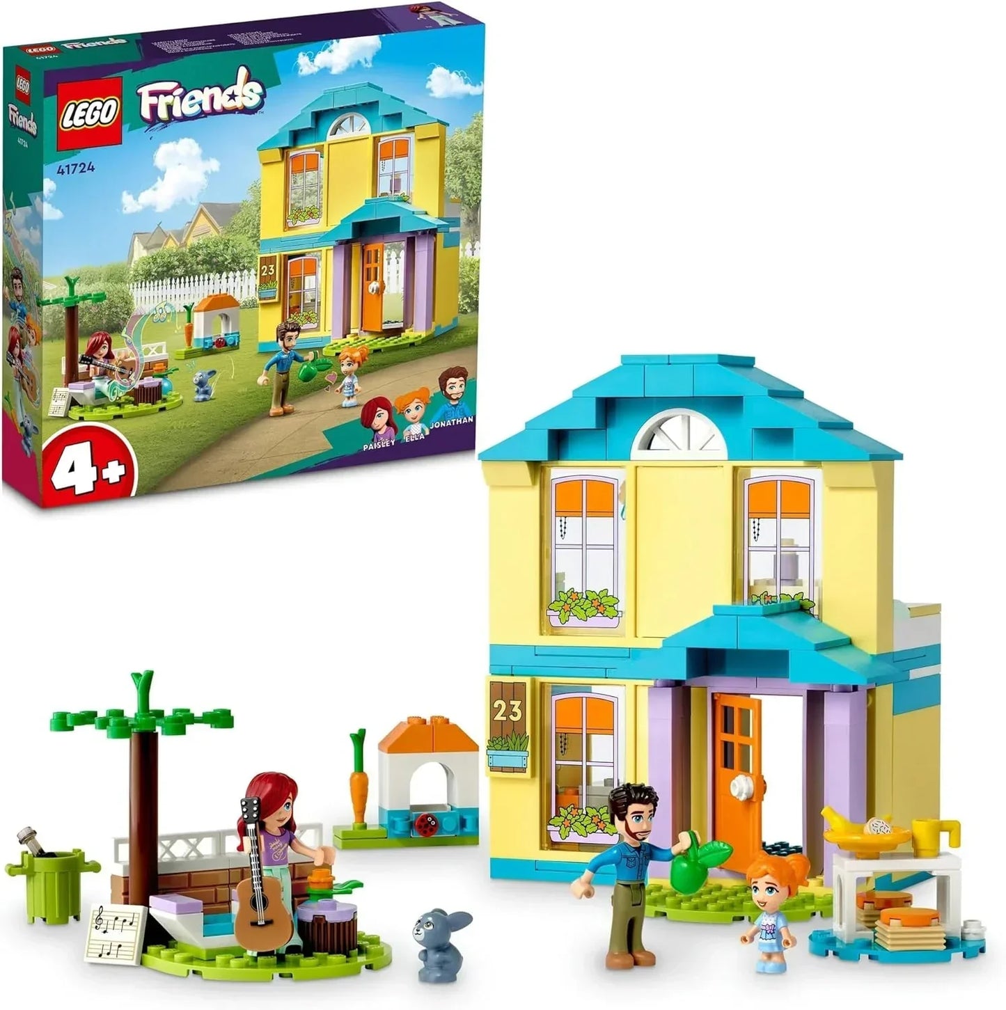 Lego Friends Paisleys House 41724, Doll House Toy for Girls and Boys Age 4+ - Jaiman Toys