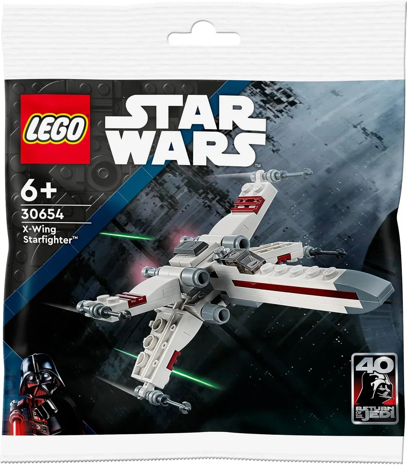 LEGO X-Wing Starfighter 30654 Building Block Toy Set,Multicolor