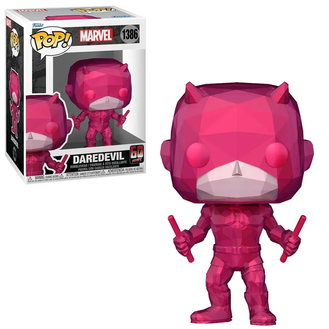 FUNKO POP! Collectible Action Figure Marvel: Daredevil - Daredevil (Facet) (60th Anniversary) - Jaiman Toys