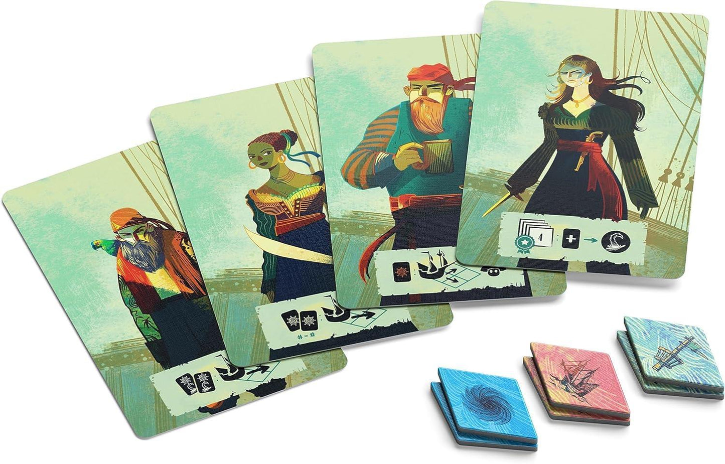 Sail Board Game – 2 Player Co-operative Trick-Taking Strategy Game