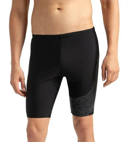 Speedo Men’s Endurance 10 Medley Logo Jammer – Black & USA Charcoal| Chlorine Resistant, UPF 40+ Sun Protection - Jaiman Toys