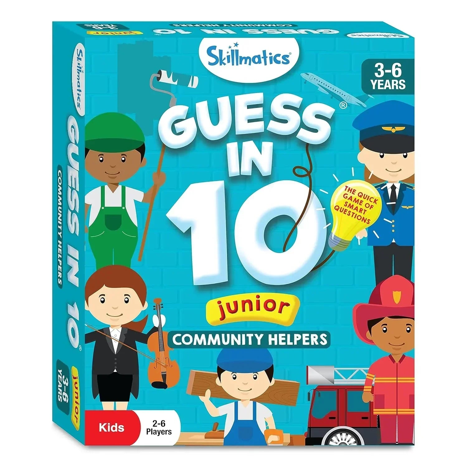 Skillmatics Card Game - Guess in 10 Junior Community Helpers for Kids, Boys, Girls, and Families Who Love Board Games and Educational Toys, Travel Friendly,... - Jaiman Toys