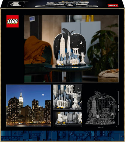 Lego 21066 Architecture New York Big Apple City Building Interior Stylish Toy Birthday Present Block Men Women