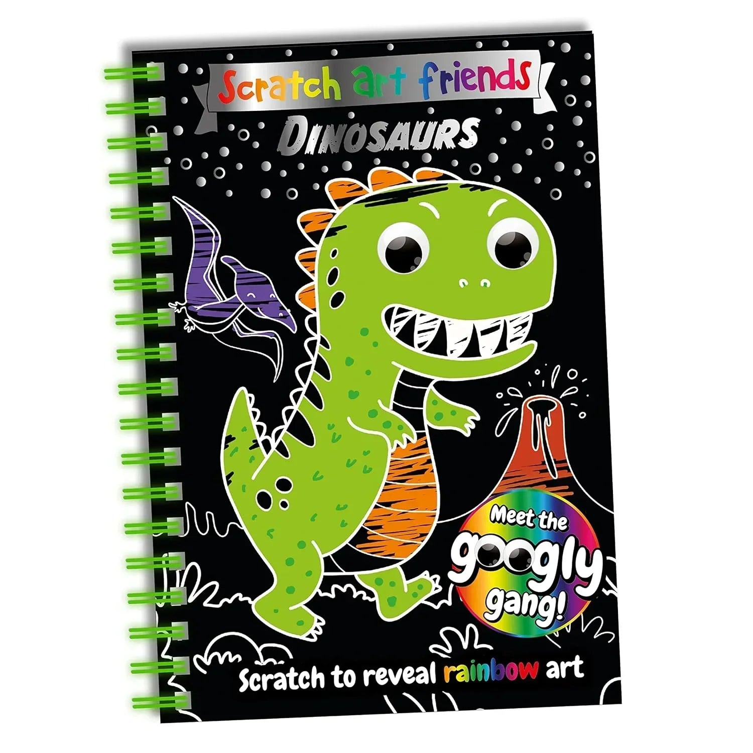 Scratch Art Friends: Dinosaurs by Bookoli - Jaiman Toys