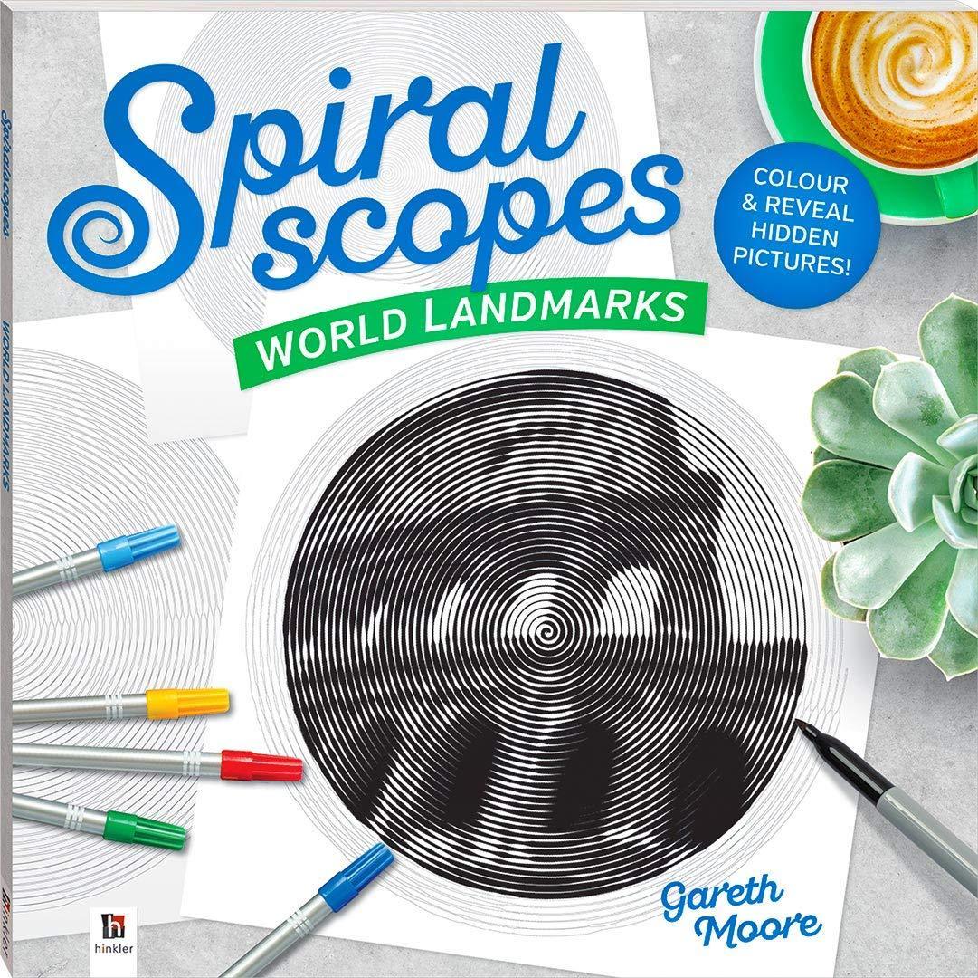 Spiralscopes: World Landmarks – A Twisting, Turning Journey Through Iconic Wonders (Paperback) - Jaiman Toys