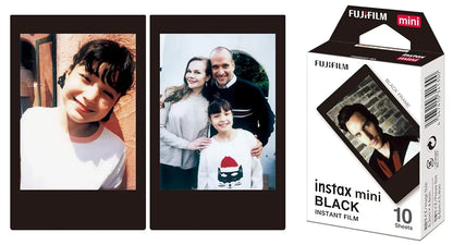 Fujifilm Instax Mini Designer Film – Black Frame Edition (10 Sheets) - Jaiman Toys