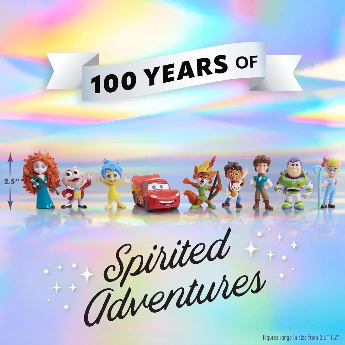 Disney100 Years of Spirited Adventures, Limited Edition 9-piece Figure Set - Jaiman Toys
