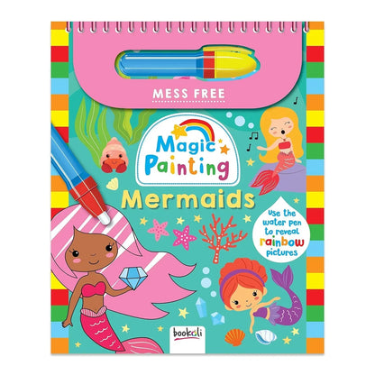 Magic Painting: Mermaids – Bring an Underwater World to Life! (Spiral-bound by Bookoli) - Jaiman Toys