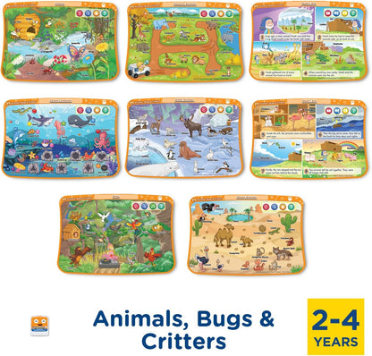 VTech Touch & Learn Activity Desk Deluxe 4-in-1 Pre-Kindergarten Expansion Pack Bundle | 32 Interactive Pages | Educational Learning Cartridge Set for Kids Age 2–4 Years