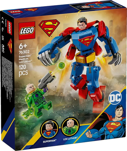 LEGO 76302 DC Superman Mech vs. Lex Luthor Building Set (120 Pieces)