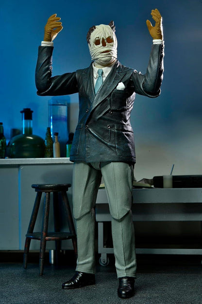 NECA - Universal Monsters - 7” Scale Action Figure - Ultimate Invisible Man Figure (Color) - Jaiman Toys