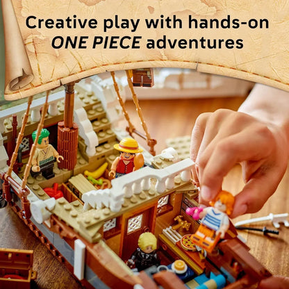 LEGO 75639 One Piece The Going Merry Pirate Ship  1376 Piece Netflix Series Set
