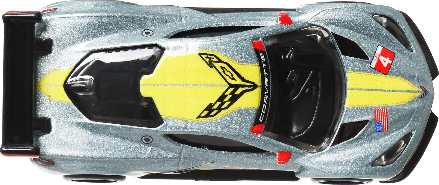 Hot Wheels Premium Car Culture Race Day Corvette C8.R Diecast Car – 1:64 Scale Metal Model with Real Riders
