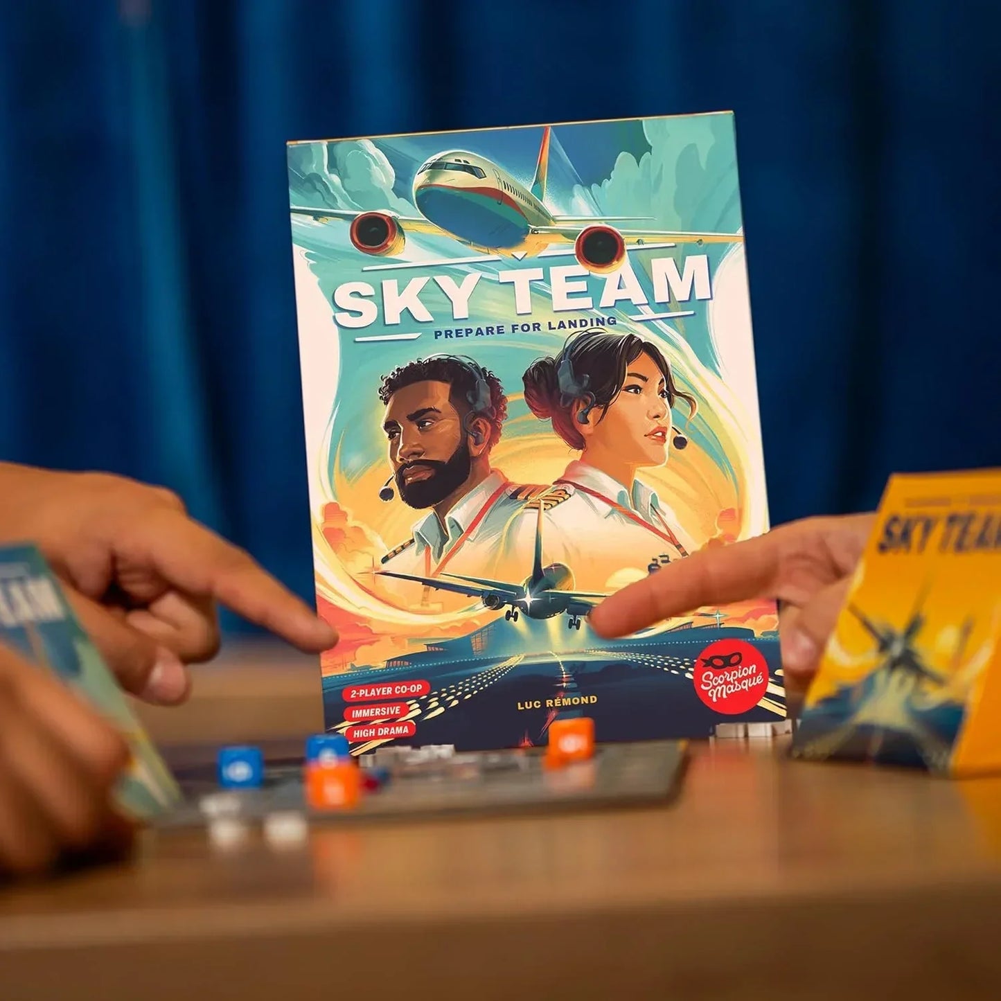 Sky Team Board Game – 2-Player Cooperative Strategy Game - Jaiman Toys