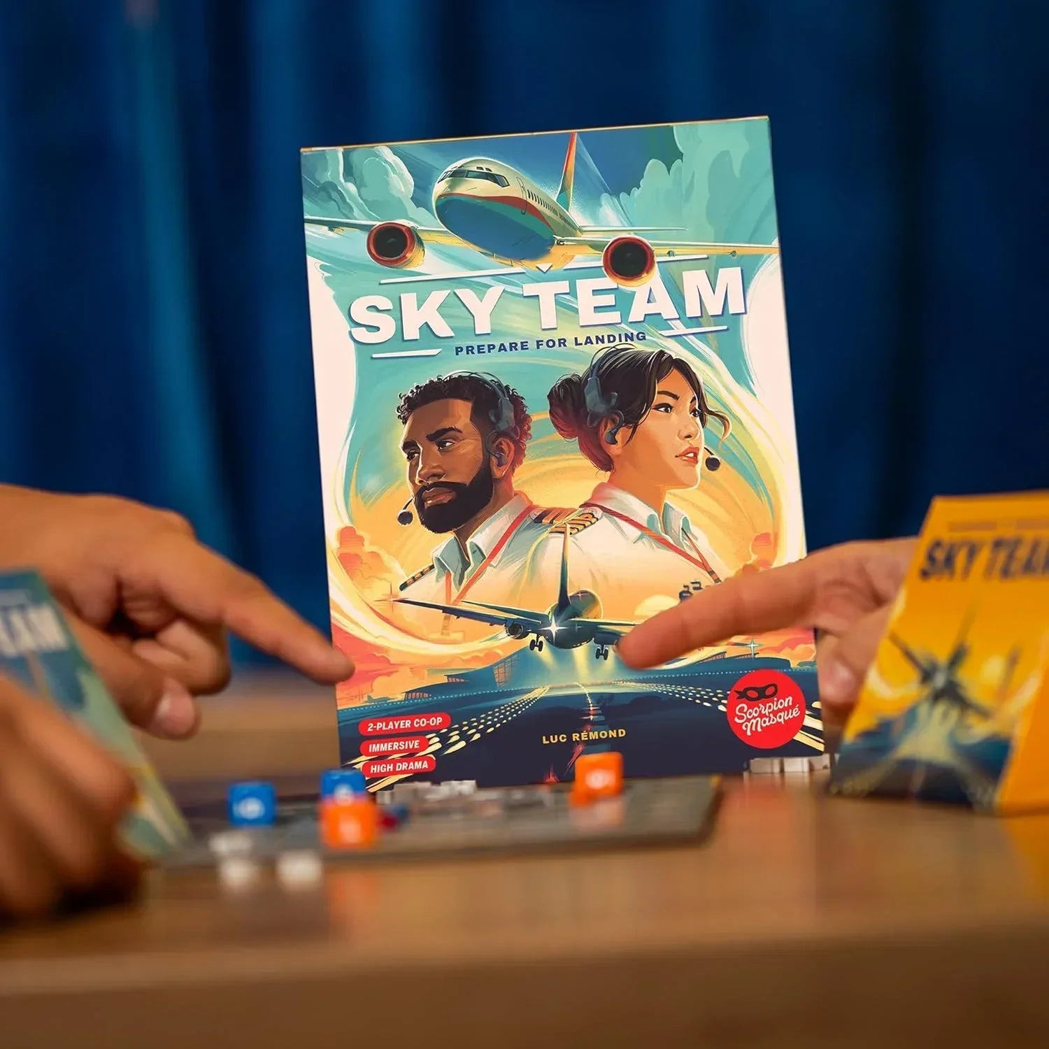 Sky Team Board Game – 2-Player Cooperative Strategy Game - Jaiman Toys
