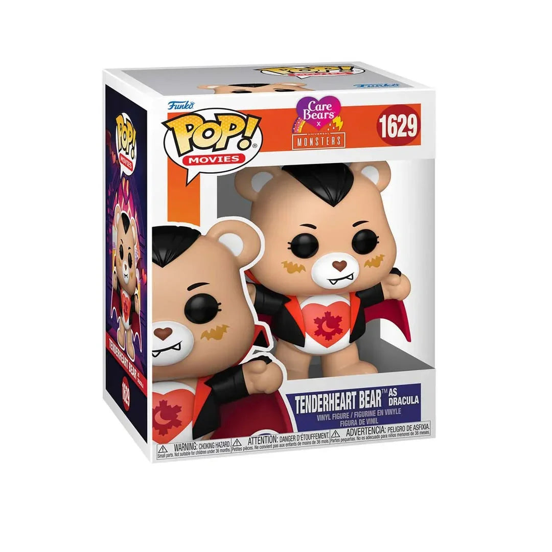 Funko Pop! Collectible Action Figure Care Bears Monsters: #1629 Tenderheart Bear as Dracula - Jaiman Toys
