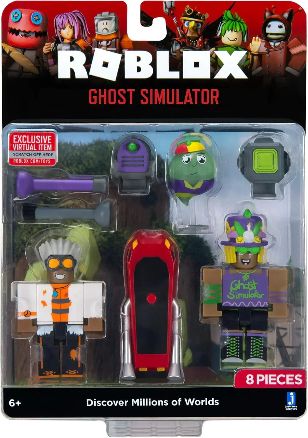 Roblox Action Collection - Ghost Simulator Game Pack [Includes Exclusive Virtual Item] - Jaiman Toys