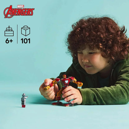 LEGO 76307 Marvel Iron Man Mech vs. Ultron Building Set (101 Pieces)