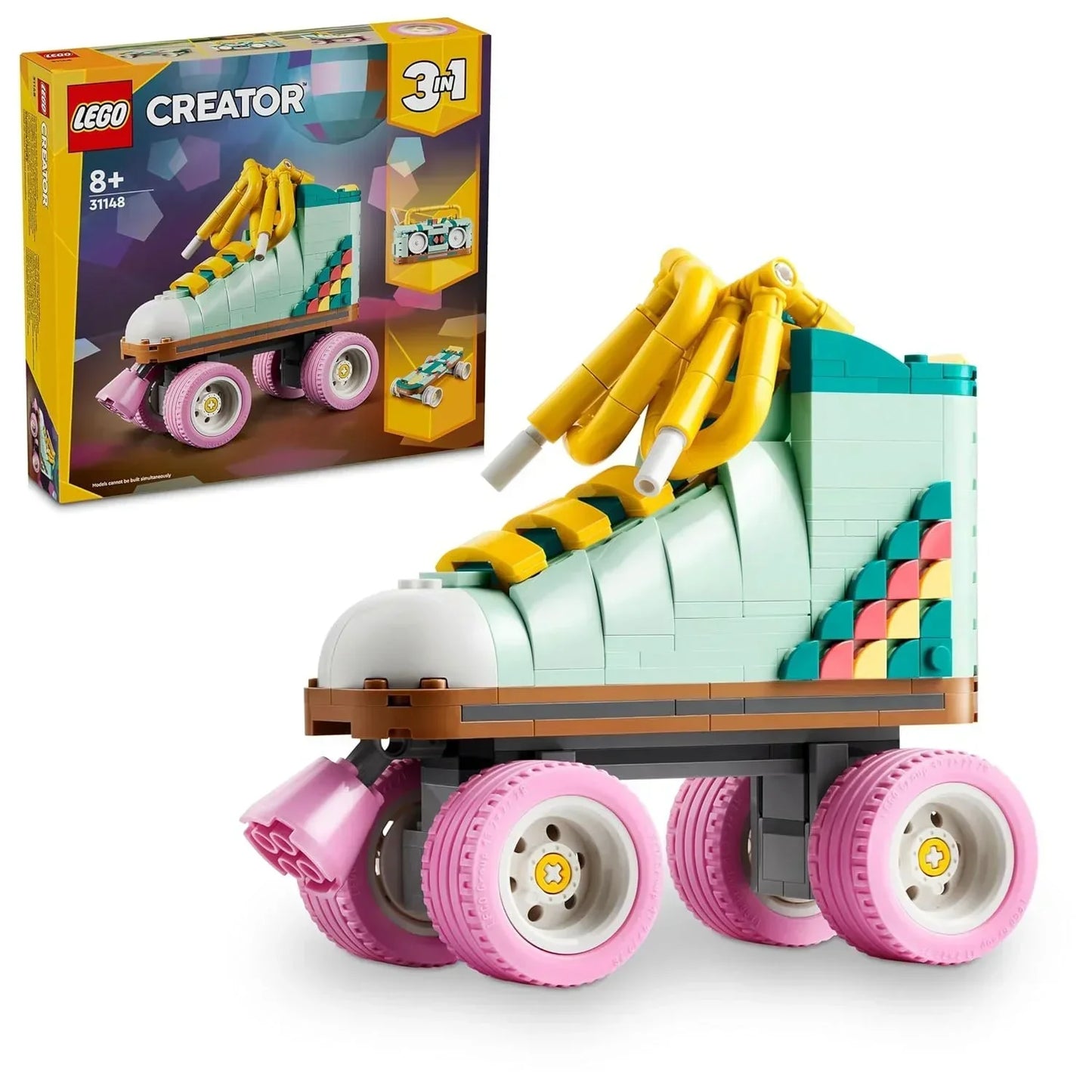 LEGO 31148 Retro Roller Skate 3in1 Toy (342 Pieces) - Jaiman Toys