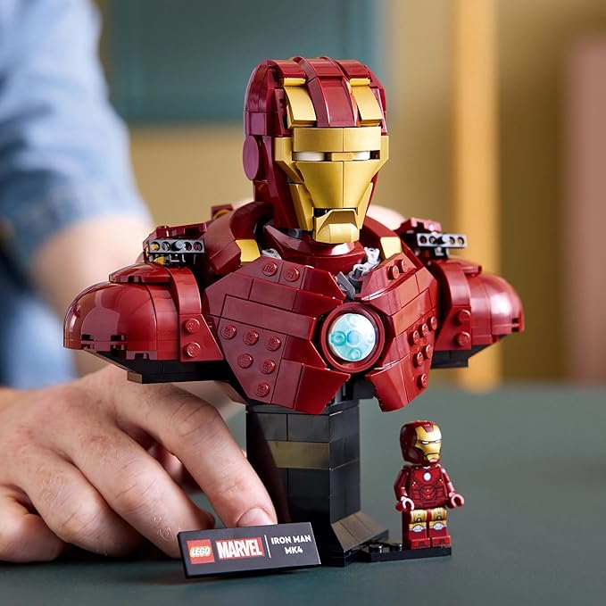 LEGO 76327 Marvel Iron Man MK4 Bust Building Set (436 Pieces)