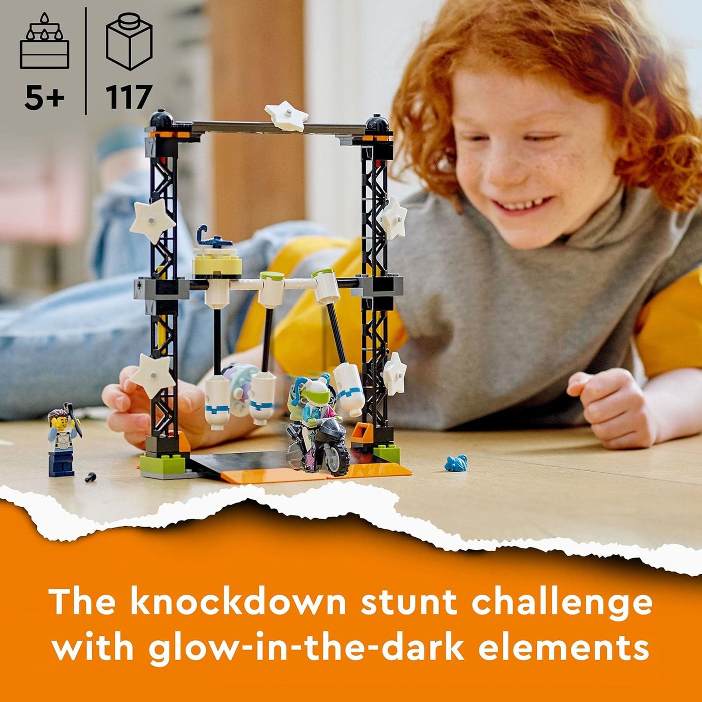 LEGO 60341 City The Knockdown Stunt Challenge (117 Pieces)