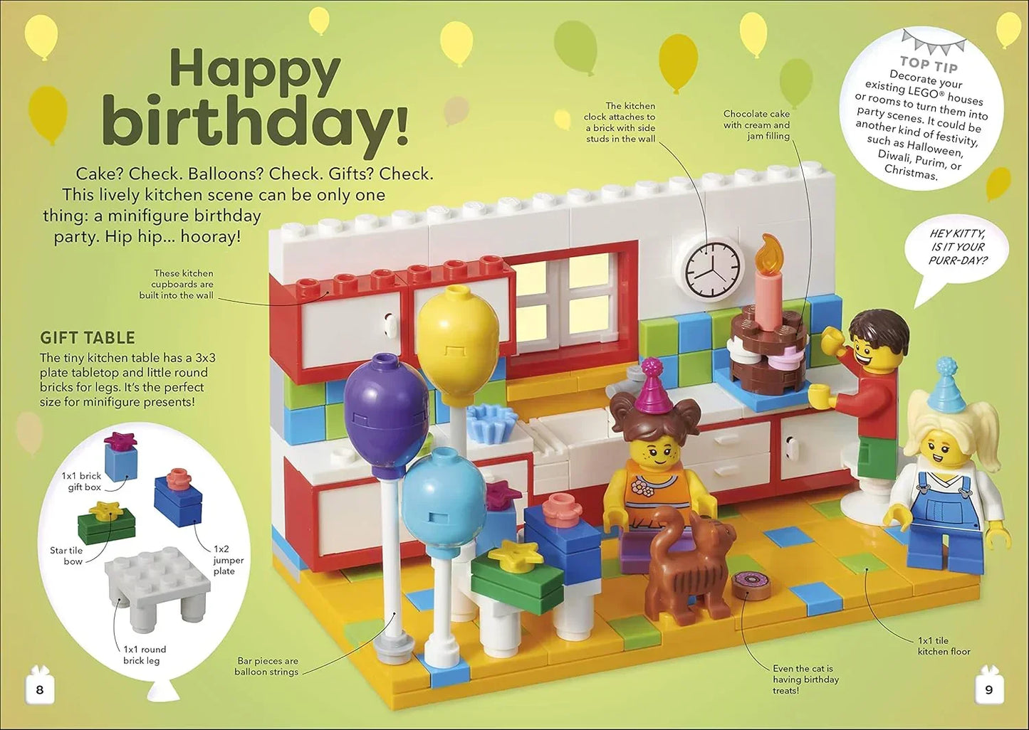 LEGO Party Ideas – Hardcover Book with Exclusive LEGO Cake Mini Model
