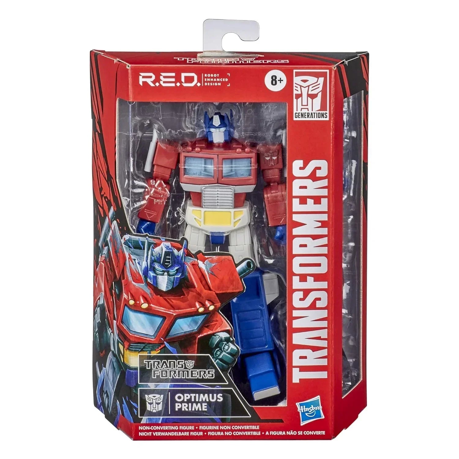 Transformers R.E.D., Robot Enhanced Design, The Transformers G1 Optimus Prime, Non-Converting Figure - Jaiman Toys