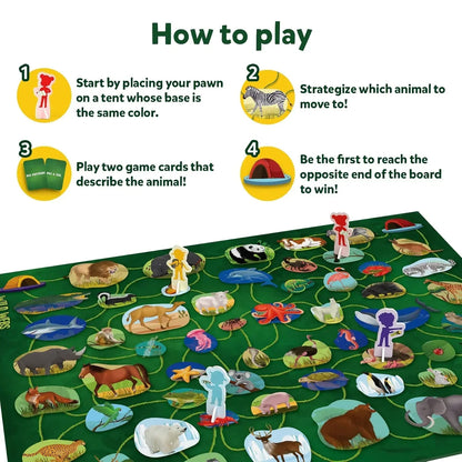 Skillmatics Board Game - Wild Webs, Animal Learning Game, Gifts, Family Friendly Games for Ages 6 and Up,for kids - Jaiman Toys