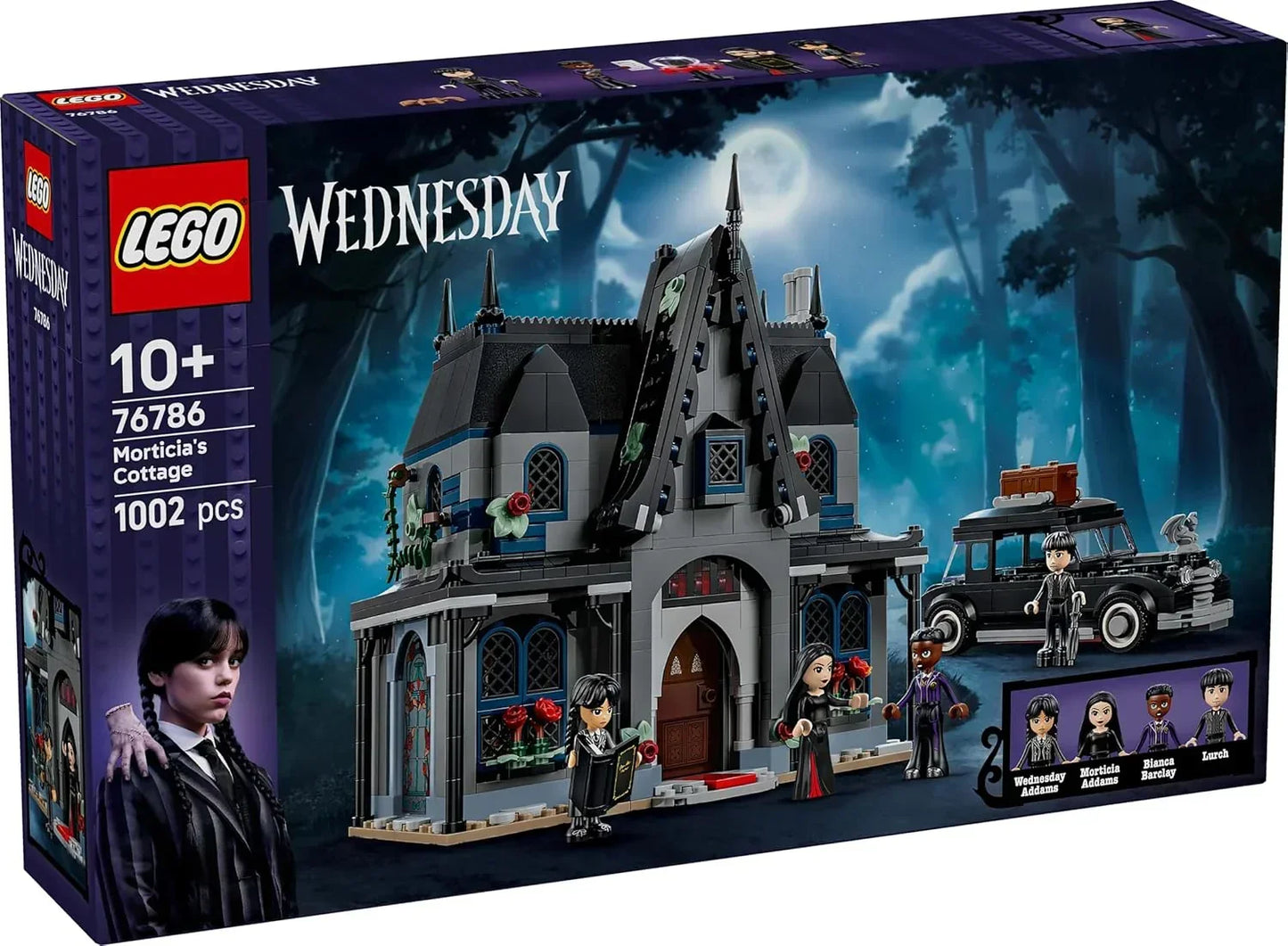 LEGO Wednesday Morticia’s Cottage, 76786 Model Building Kit for 10+ Age Boys and Girls