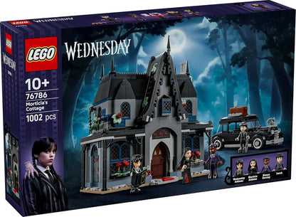 LEGO Wednesday Morticia’s Cottage, 76786 Model Building Kit for 10+ Age Boys and Girls