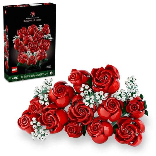 LEGO 10328 Icons Bouquet of Roses Building Set (822 Pieces)-Botonical Collection - Jaiman Toys