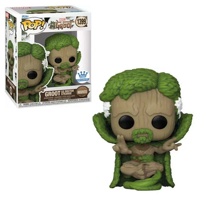 Funko Pop! Collectible Action Figure Marvel "We Are Groot as Doctor Strange" #1399 - Funko Shop Exclusive - Jaiman Toys